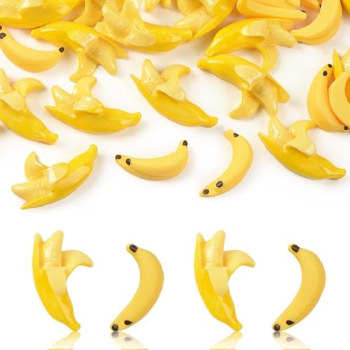 50pcs Mini Artificial Bananas for Home Party Decoration