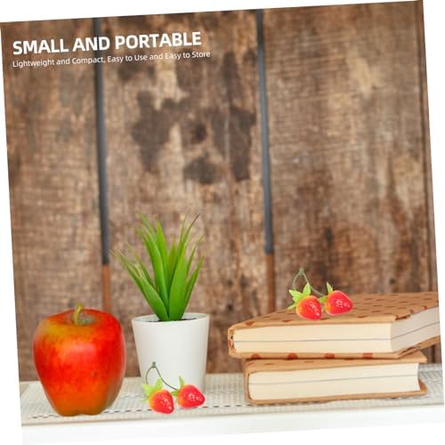 Garneck 20pcs Artificial Strawberry Decorations