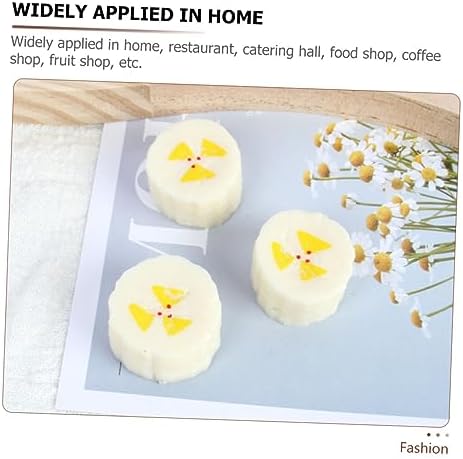 Zerodeko 10pcs Artificial Banana Slices Decor