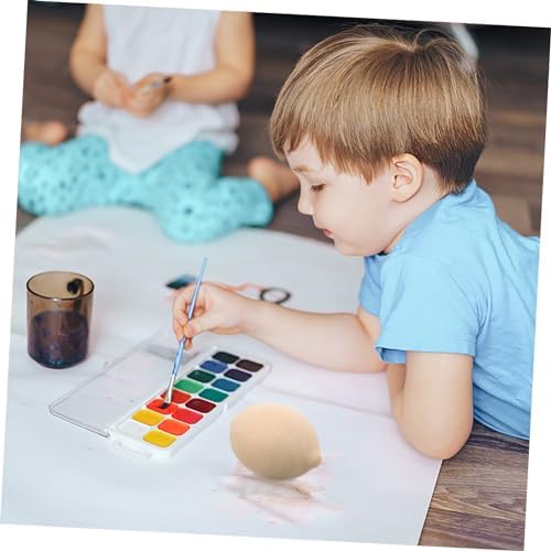 5Pcs Unfinished Wooden Lemon Decor Kit for DIY Painting
