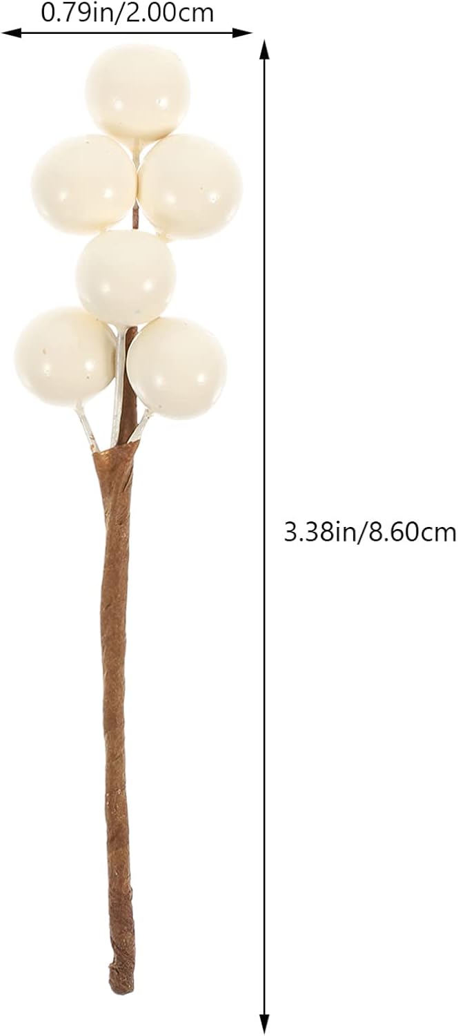 VOSAREA 30pcs Artificial Berry Branches for Holiday Decor