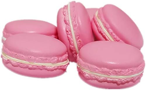 Veronica Pink Artificial Macaron Decorations