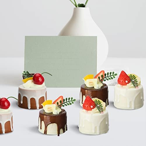 6 Piece Artificial Cupcake Decor for Display and Photography