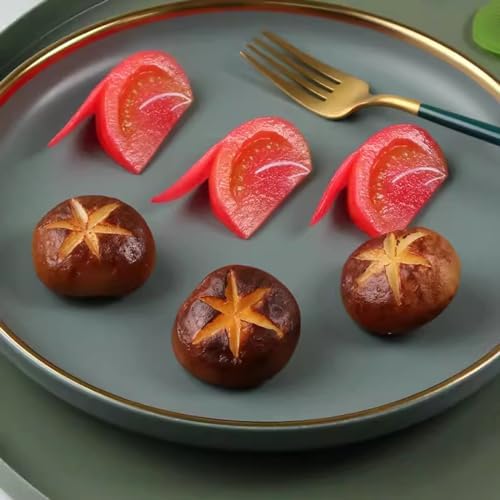 Honbay 4PCS Realistic Artificial Barbecue Mushroom Decorations