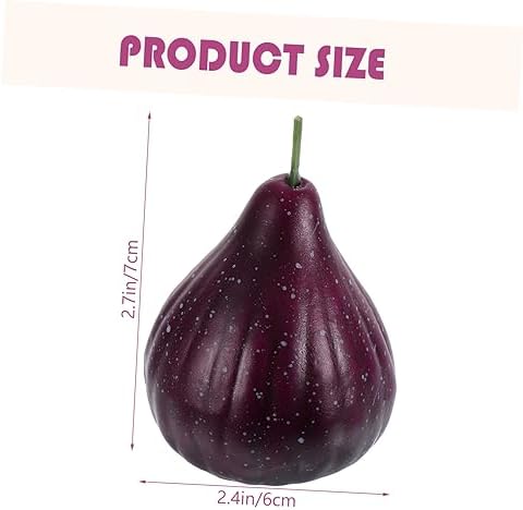 Zerodeko 9pcs Realistic Artificial Fig Ornaments