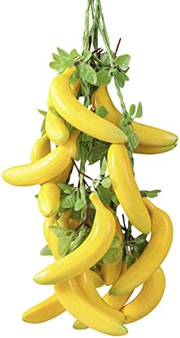 BAOZOON Artificial Banana Bunches 5 pcs Hanging Decor