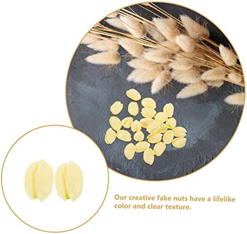 Lifelike Artificial Nuts Decorations 30pcs for Home and Photography
