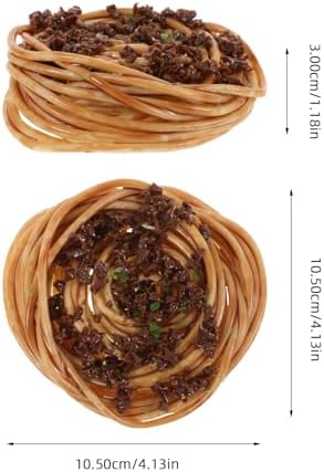LUOZZY Artificial Spaghetti with Meat Sauce Decorative Food Display Prop