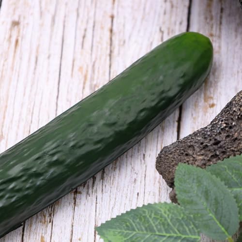 2pcs Artificial Cucumber Decor for Home Kitchen Party Holiday