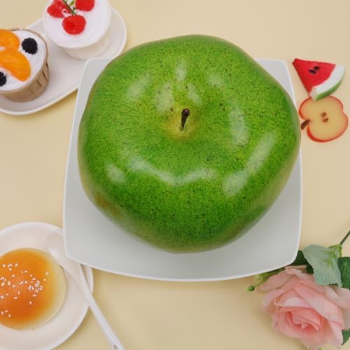 Gresorth 1pc Artificial Green Apple Decoration 16cm