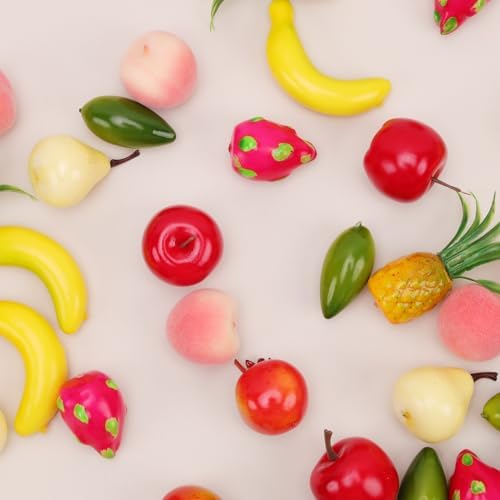 Gresorth 25pcs Lifelike Mini Banana Artificial Decoration