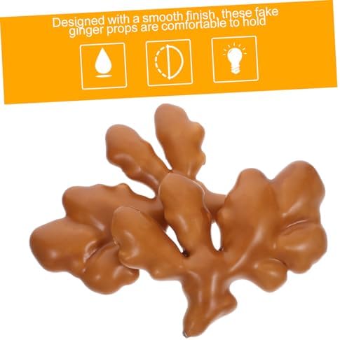 2pcs Simulated Ginger Faux Carrots Artificial Fruit Decor