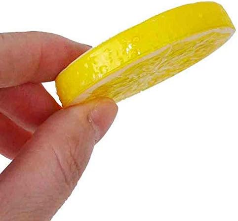 10 Pcs Artificial Lemon Slices Decorative Fake Limes