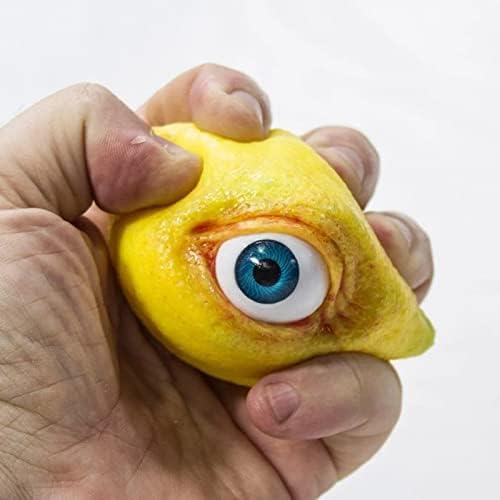Halloween Artificial Lemon Ornament with Eye