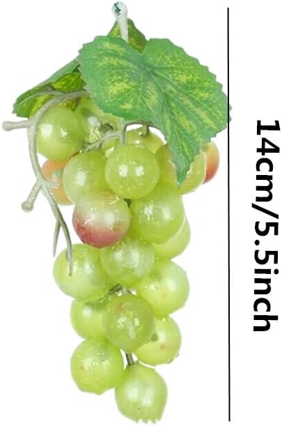 4 Bunches Artificial Grapes for Decoration