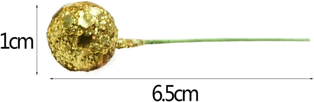 12mm Frosted Artificial Berries 100pcs for Home Decor