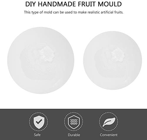 KICHOUSE 2pcs Silicone Fruit Mold for DIY Projects