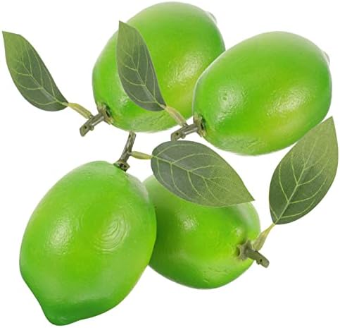 4pcs Artificial Lemon Decor for Home Kitchen Party
