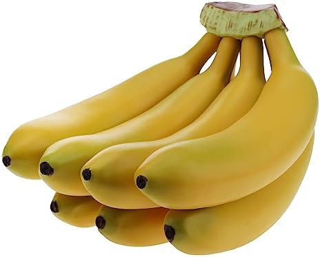 Woration Realistic Artificial Banana Bunch Display
