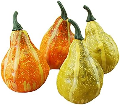 DAMEING 12Pcs Artificial Pumpkins and Gourds for Home Decoration