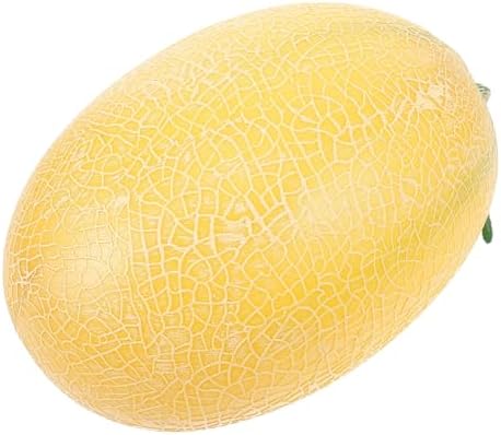 STOBAZA Realistic Artificial Cantaloupe Decor Prop