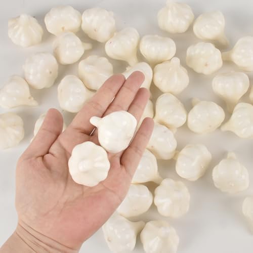 HUIANER Mini Artificial Garlic 40PCS 4cm Home Decor