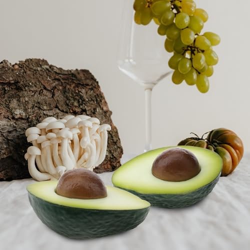 2pcs Artificial Avocado Fruit Decor for Home Kitchen Party