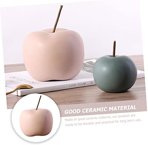 Ceramic Fruit Figurine for Home Desktop Decor