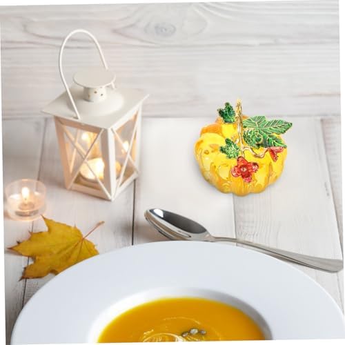 Glass Pumpkin Decor for Halloween Home Display