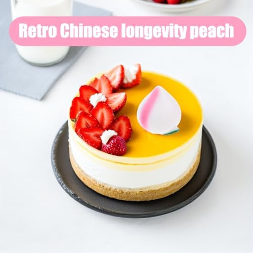 ARTIBETTER 5pcs Lifelike Peach Photography Prop Artificial Decorations