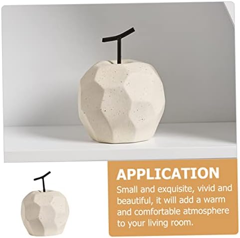 Geometric Apple Ceramic Desktop Decoration
