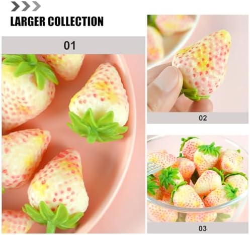 5pc Artificial Strawberry Decor for Cake and Home