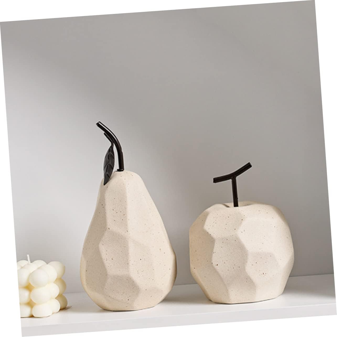 STOBAZA Ceramic Fruit Decor Pears Sculpture Desktop Ornament