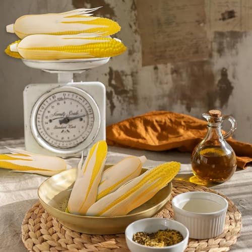 Woration 2pcs Artificial Corn Faux Lifelike Stalks
