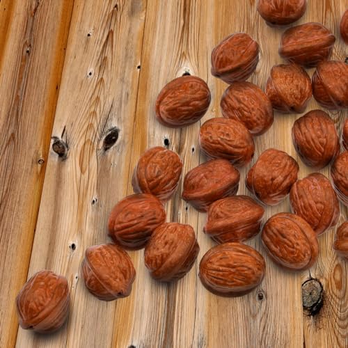 30PCS Artificial Walnuts for Home Vase Decoration