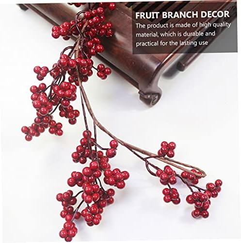 Christmas Artificial Red Fruit Decor for Home and Party