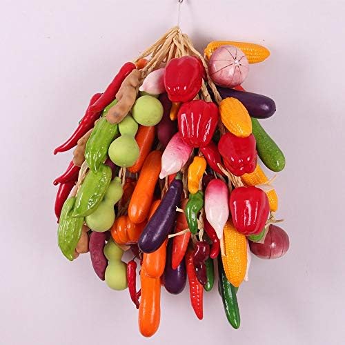 5x 6 Artificial Fruits and Vegetables Wall Decor