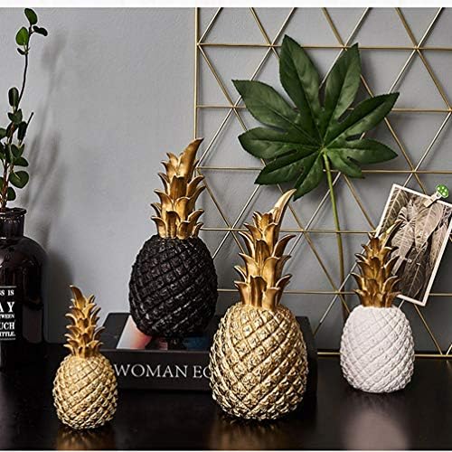 Hemoton Realistic Black Pineapple Artificial Fruit Resin Decoration