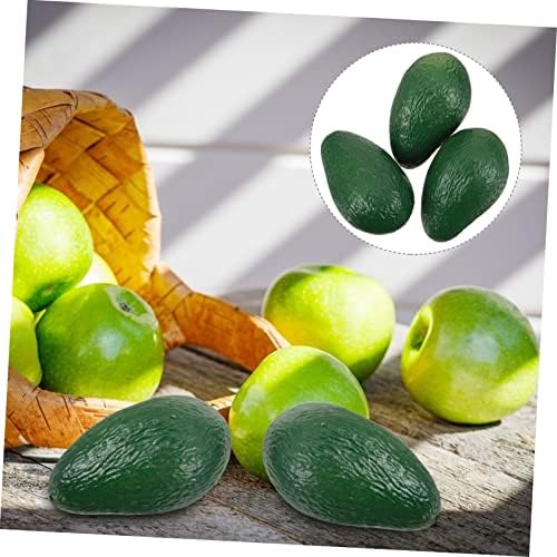 Realistic Avocado Simulation Artificial Fruits for Store Display