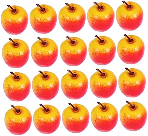 ABOOFAN 20pcs Mini Artificial Red Ornaments Bag