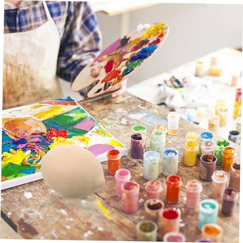 Uonlytech 5pcs Wooden Lemon Painting Craft Kit for Kids
