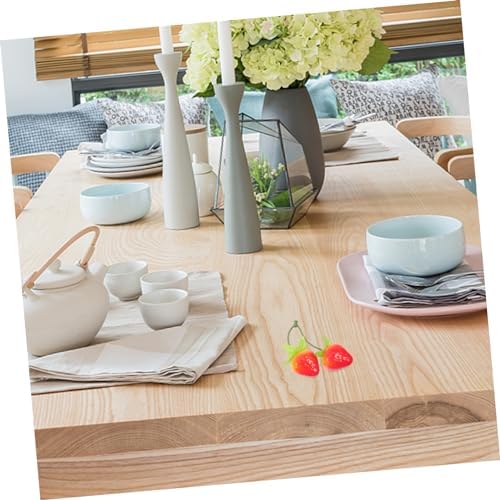 Garneck 20pcs Artificial Strawberry Decorations