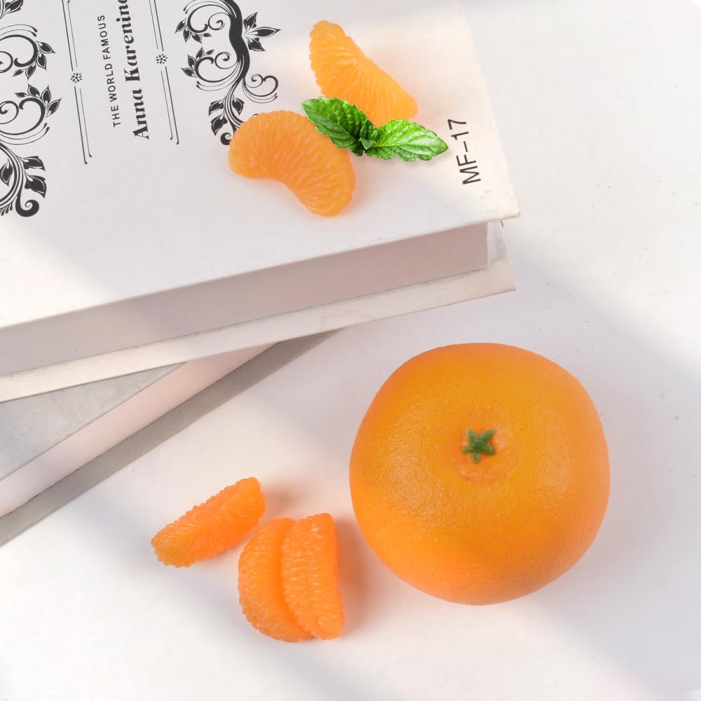 HUIANER Artificial Orange Slices 12Pcs Decor Set