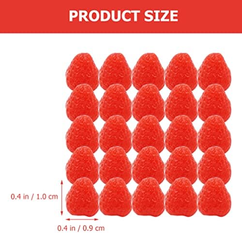 Gadpiparty 50pcs Artificial Strawberries for Home Decor and Photography