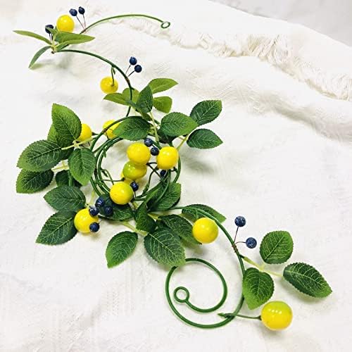 Lemon Blueberry Garland 2 Pack for Home Wedding Decor