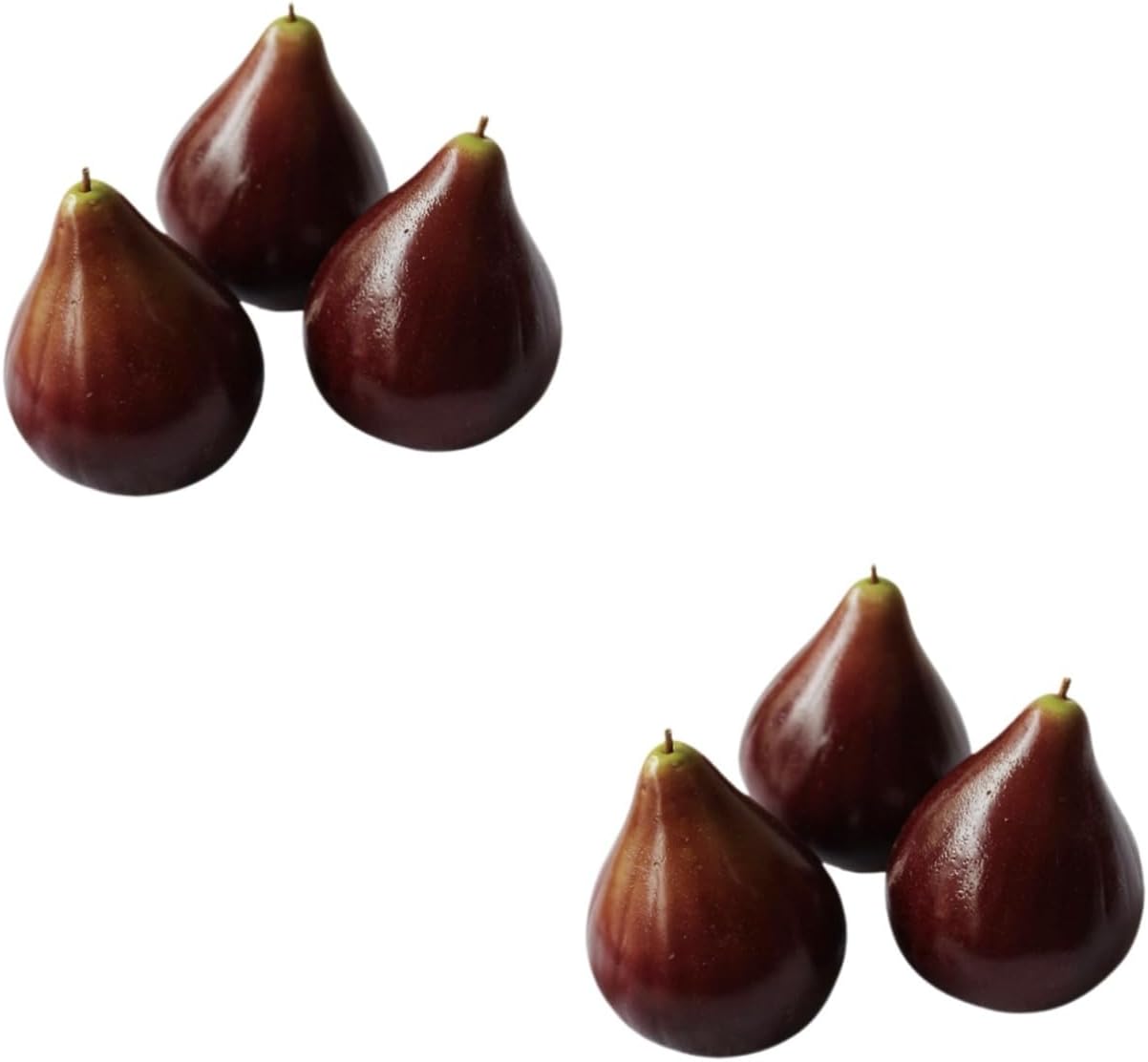 6pcs Artificial Fig Models for Home Kitchen Decor