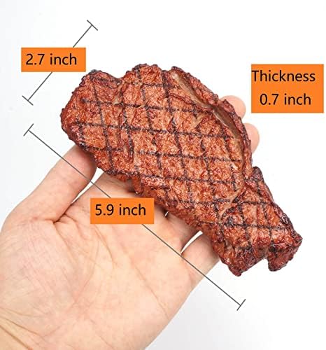 GiftYou Realistic Grilled Steak Food Display