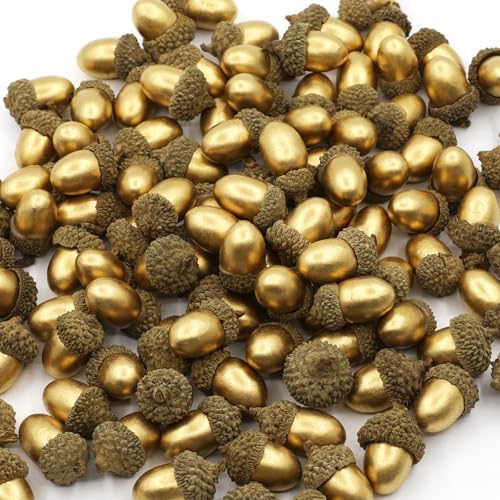 60PCS Artificial Acorns Fall Decor Vase Filler