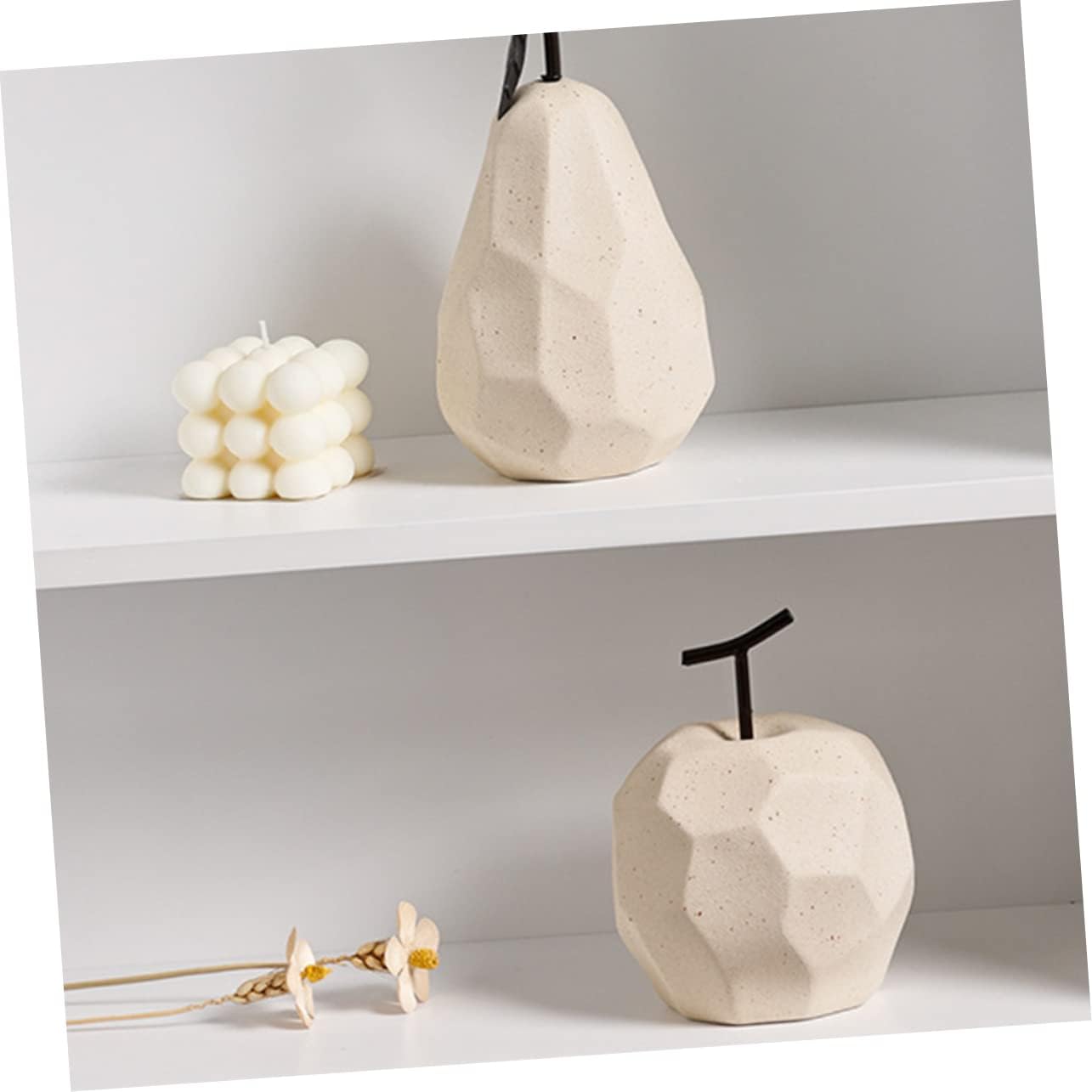 Happyyami Ceramic Apple Ornaments for Home Decor