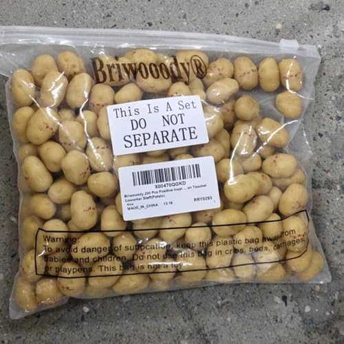 200 Pcs Positive Inspirational Mini Artificial Potato Decor
